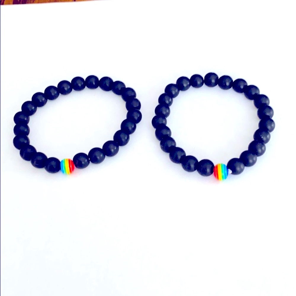 Two Pride Bracelets